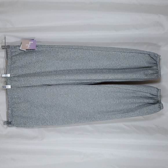 JoyLab Women's Fleece Mid Rise Cinched Jogger Pants ~ Heathered Gray - Picture 7 of 15